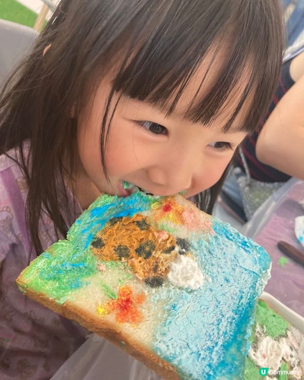 奶油油畫吐司DIY