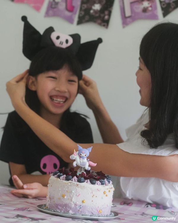 1.  🎂 女女生日蛋糕！紫色Kuromi夢幻登場！💜✨