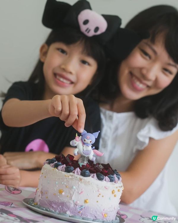 1.  🎂 女女生日蛋糕！紫色Kuromi夢幻登場！💜✨