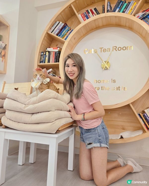 貓之茶房親子遊😻！囡囡笑到停唔到！