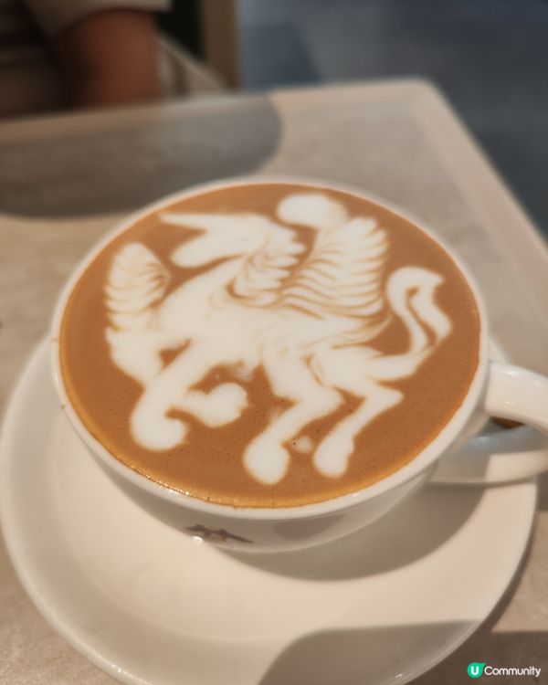 將軍澳隱世咖啡☕！獨角獸拉花🦄！