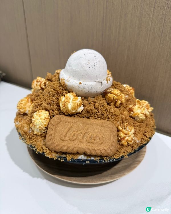 焦糖脆餅飄雪🍧！港島區都食到🤤！ #甜品控