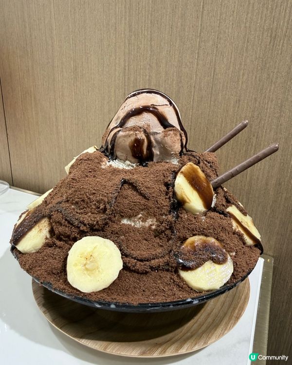 焦糖脆餅飄雪🍧！港島區都食到🤤！ #甜品控