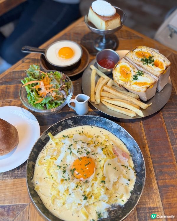 上野蛋料理朝聖！溏心蛋三文治🤤 必食！ 