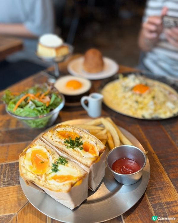 上野蛋料理朝聖！溏心蛋三文治🤤 必食！ 