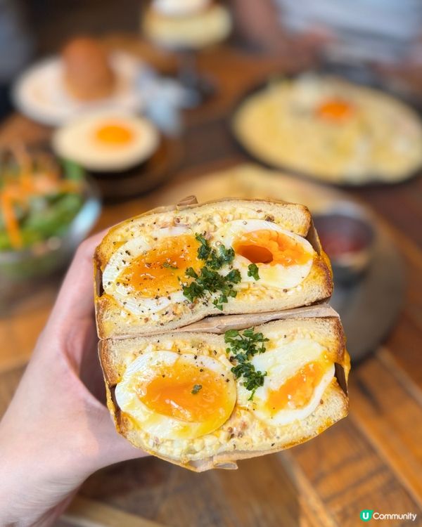 上野蛋料理朝聖！溏心蛋三文治🤤 必食！ 