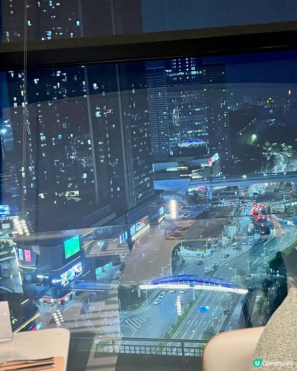 深圳光明溫德姆至尊酒店旋轉餐廳自助晚餐|置身高空賞360°璀璨夜景
