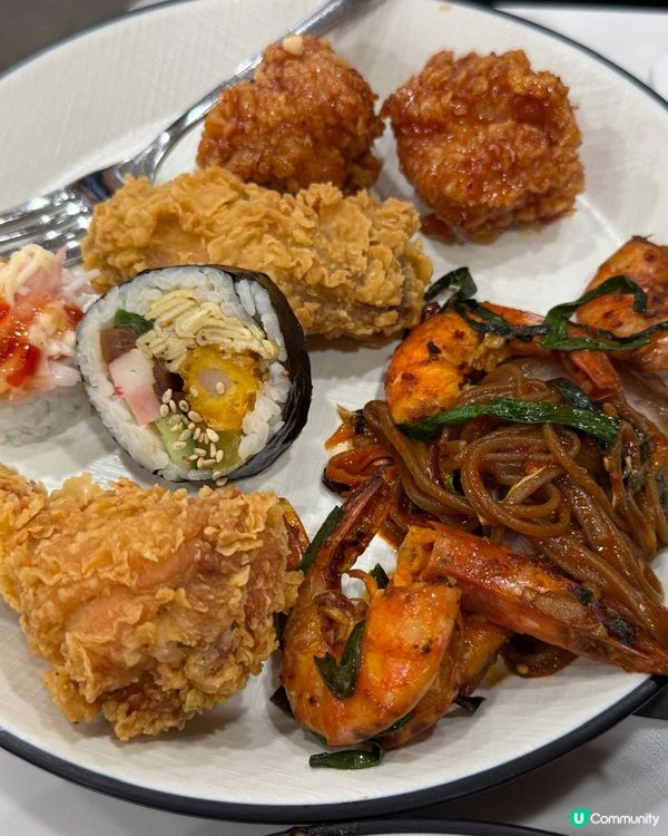 特色韓國自助餐，醬油蟹任食