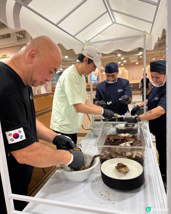 特色韓國自助餐，醬油蟹任食