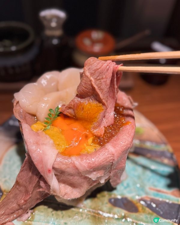八阪神社夜攝後🤤！和牛丼🌋爆汁!
