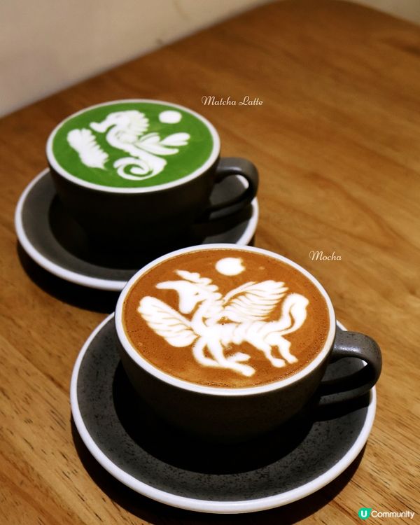 人氣拉花☕️和可愛🥰打卡公仔咖啡店