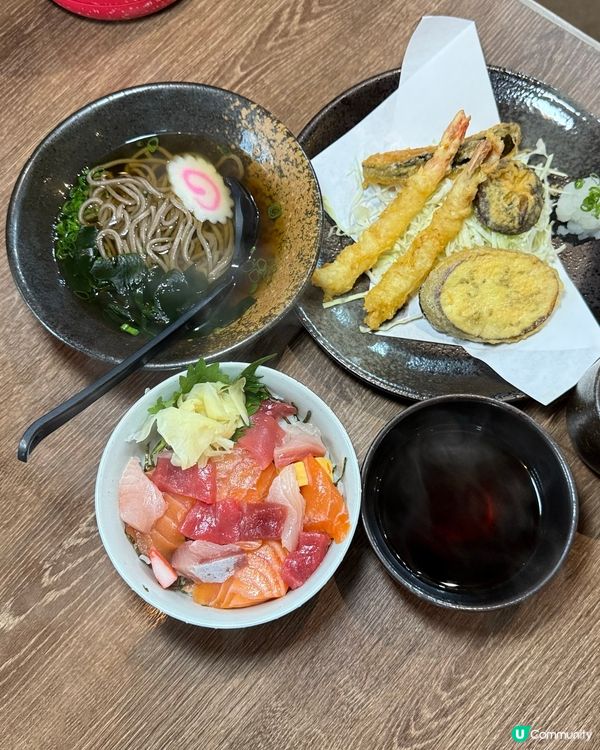 戀灣仔午餐🤤！日式定食+刺身+串燒！😋