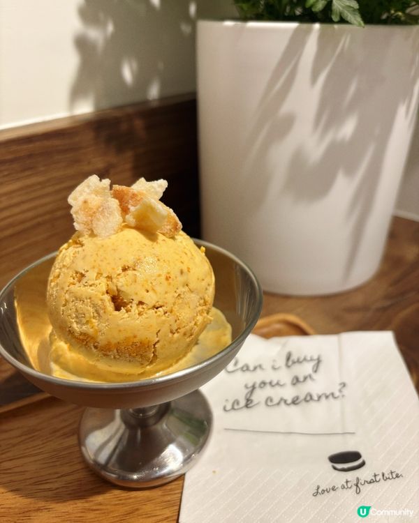 鹹蛋黃雪糕🍦！新加坡味覺衝擊！😋