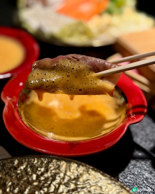 棉花糖壽喜燒😋！鹿兒島和牛入口即溶🤤！ #旺角美食