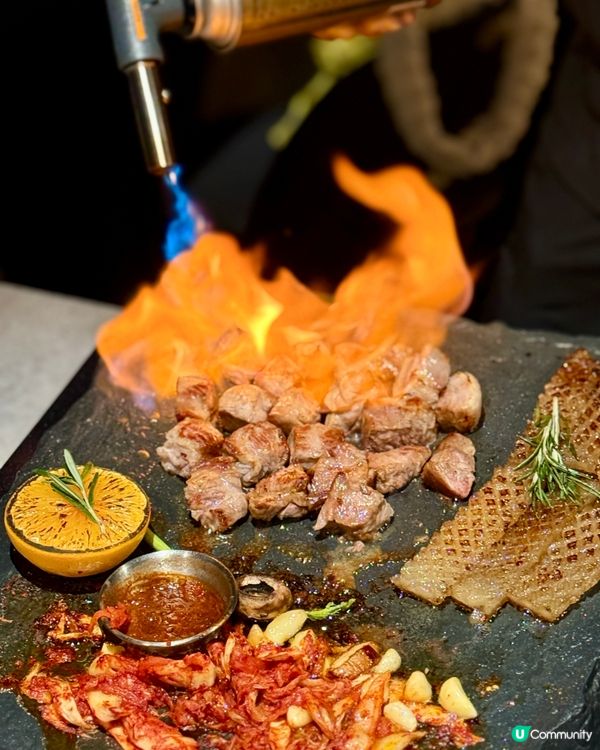 中環韓燒🤤濟州黑毛豬石板烤肉！全程唔洗動手！😋