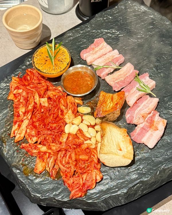 中環韓燒🤤濟州黑毛豬石板烤肉！全程唔洗動手！😋