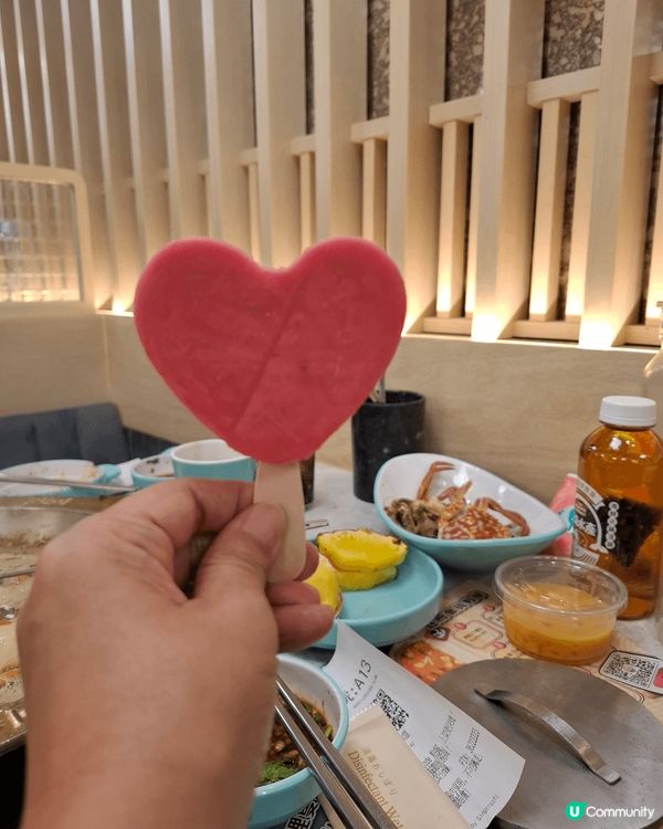 好特別的心型雪條。今日在海鮮放題內見到有Dreyers新包裝...