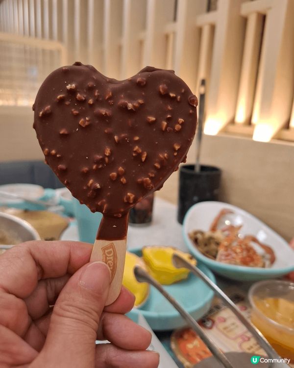 好特別的心型雪條。今日在海鮮放題內見到有Dreyers新包裝...