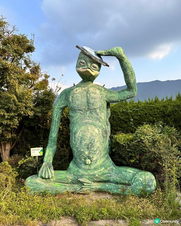 河童車站打卡📸！萌爆福岡田主丸！🤩