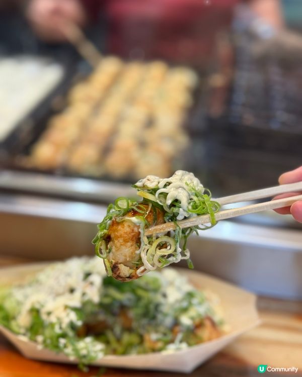 大阪章魚燒🤤！梅田食街排隊都值！🐙😋