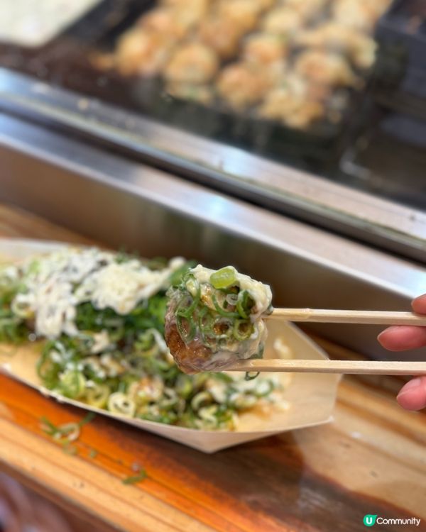 大阪章魚燒🤤！梅田食街排隊都值！🐙😋