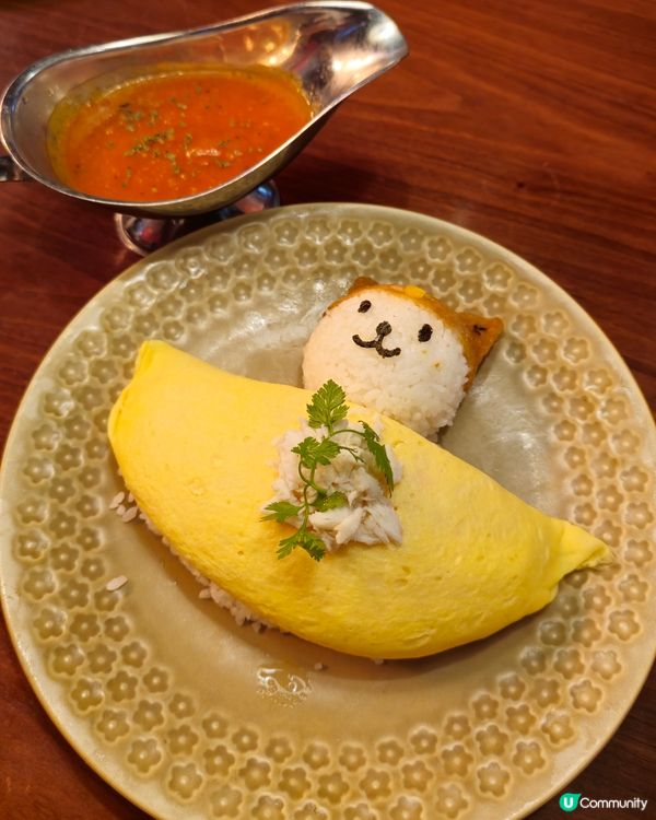 尖咀喫茶打卡📸！昭和風蛋包飯😋！