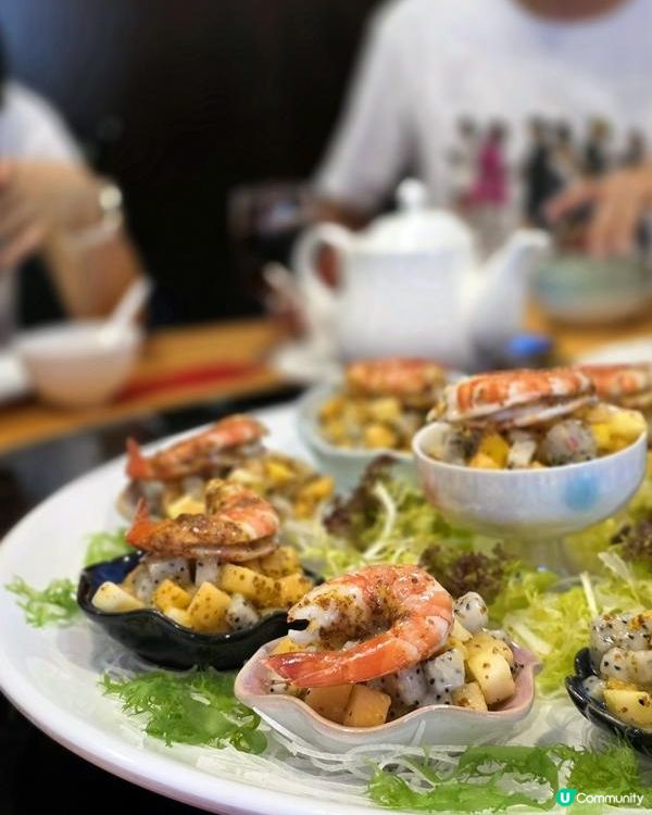 魚蝦蟹海鮮餐♥創意擺盤之作