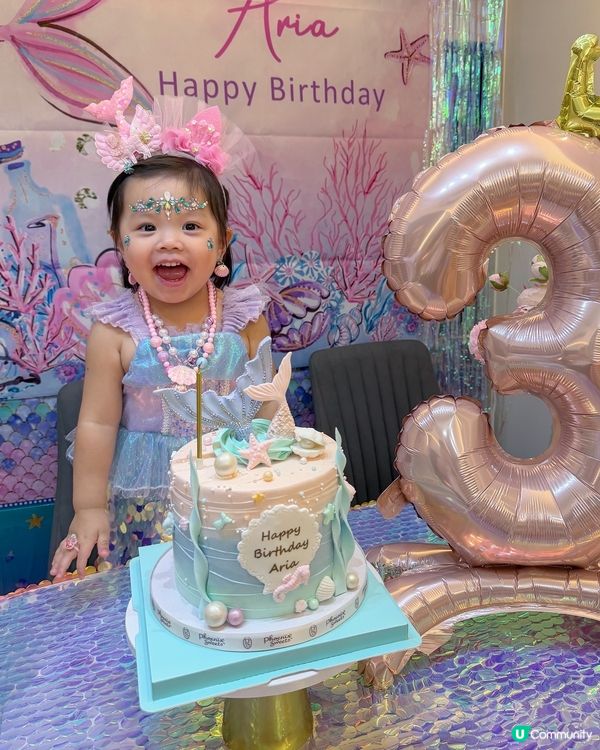 🎂美人魚蛋糕超靚！🧜‍♀️🌈