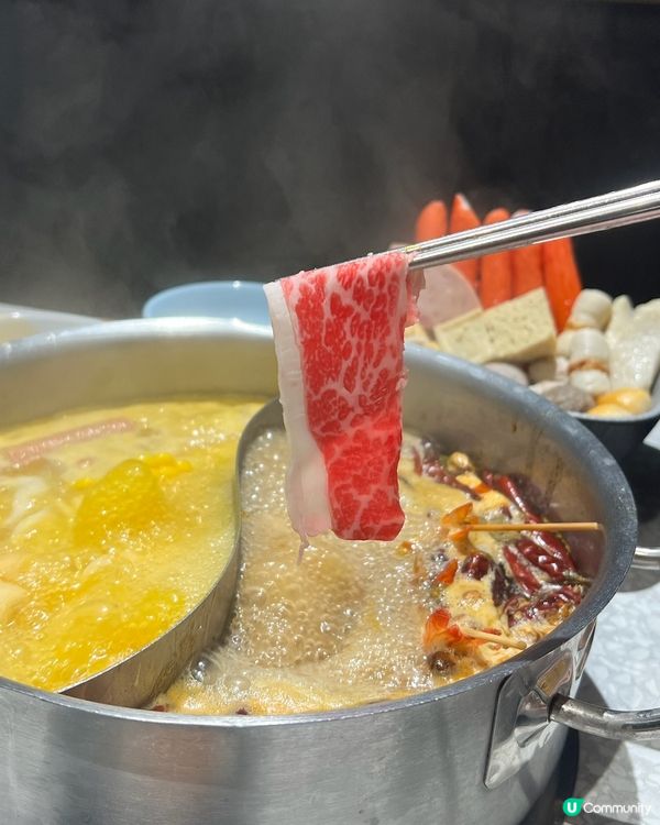 一鍋堂打邊爐抵食之選😈 任食日本黑毛和牛A4+🥩