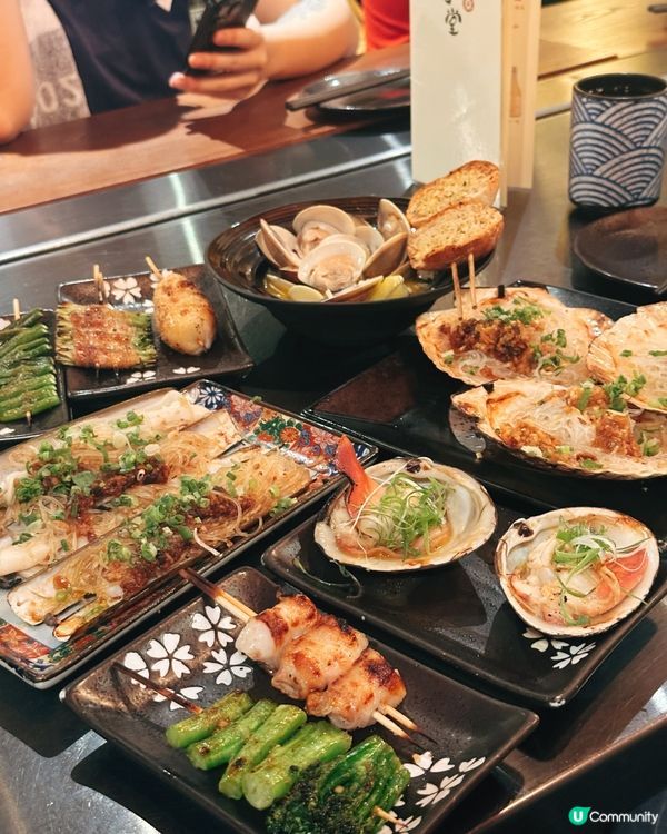 中環燒烤堂🤤！海鮮控必去！😋 元貝蟶子超正！🔥