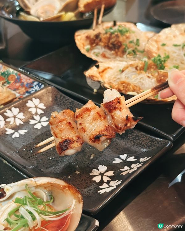 中環燒烤堂🤤！海鮮控必去！😋 元貝蟶子超正！🔥