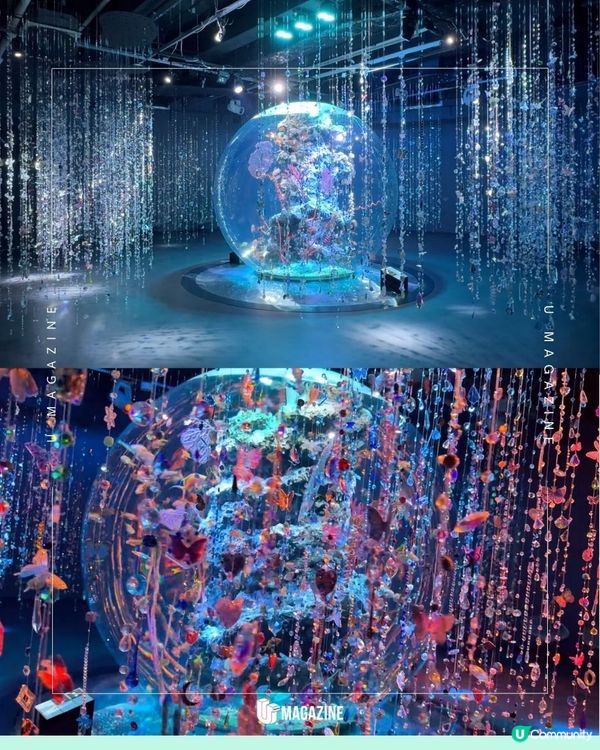 日本最大球形魚缸登場！蜷川實花 X EiM打造的夢幻水族館