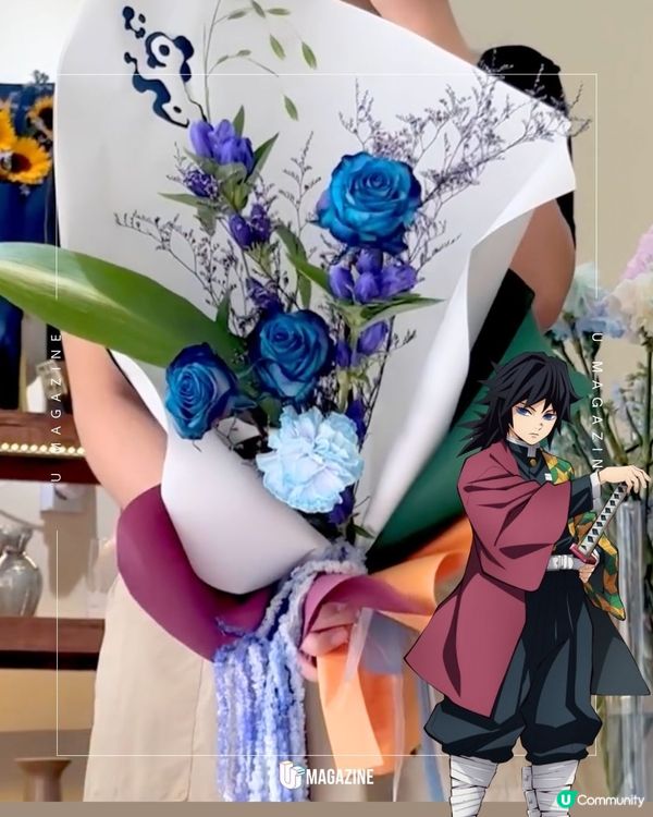 花之呼吸！《鬼滅之刃》系列花束｜從炎柱的炙熱火焰到蟲柱的輕盈蝶翼