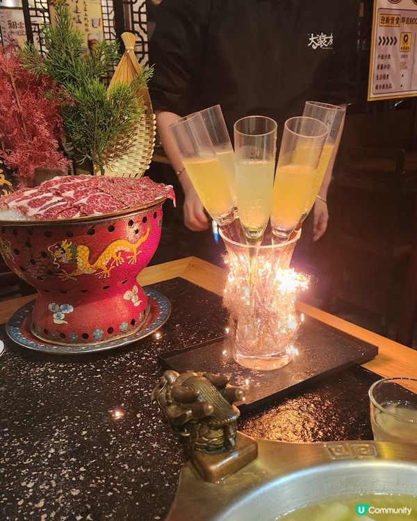 【荃灣大滾友生日火鍋！🥳 冬瓜盅+和牛超正！】