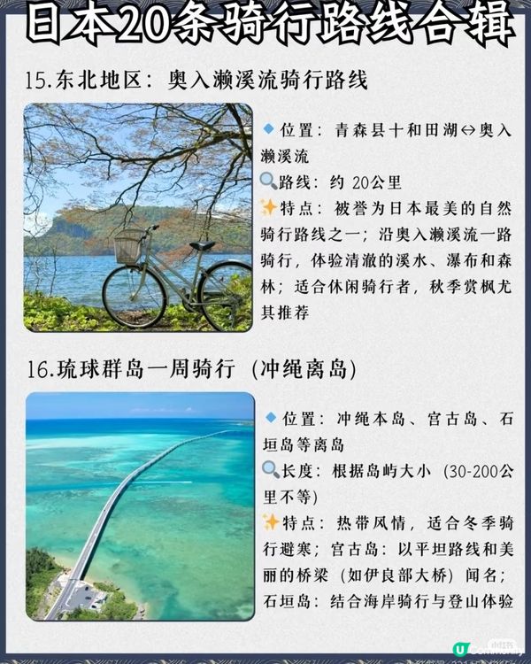 日本騎行攻略踩輪子遊遍最美風景！