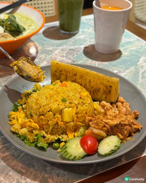 泰式抵食午市套餐🤤筲箕灣掃街💕必食青咖哩雞米線😋🍜🥭