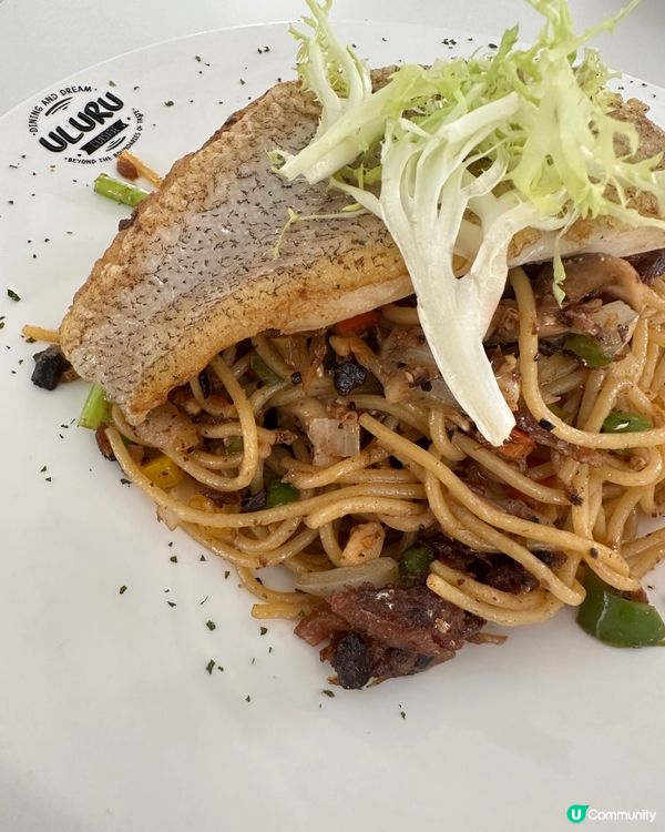 灣仔港式晚餐😋！石斑扒+豆豉意粉！🤤