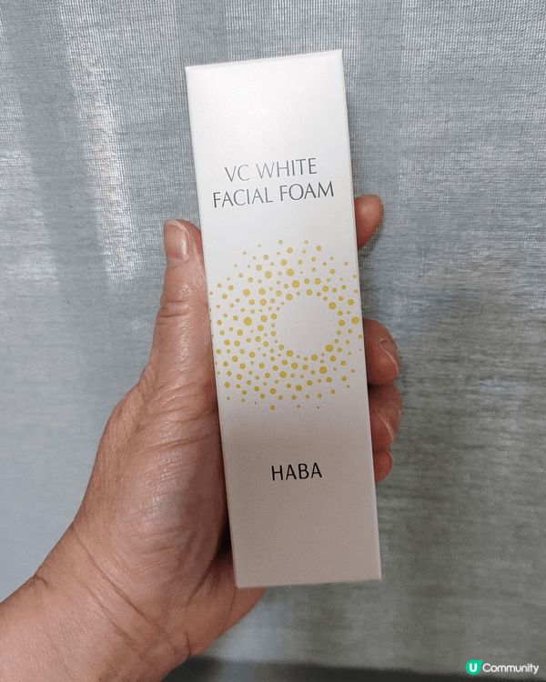 朋友送的日本HABA SQUA FACIAL FOAM 鯊烯...