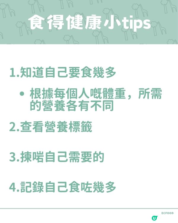 【🌲EC森林：從食物營養標籤看出健康】
