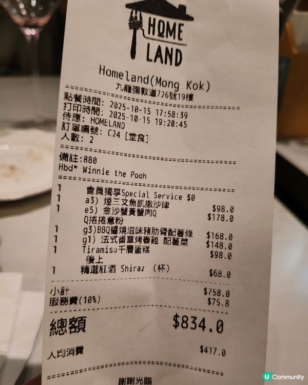 旺角《Homeland》生日慶祝驚喜滿分！🎉