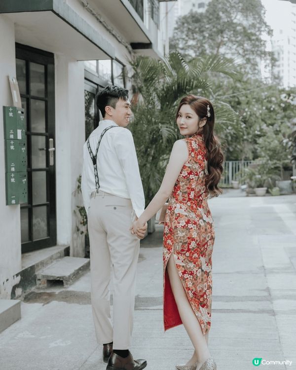 有一日同男朋友一齊喺中環一間旗袍店租借旗袍影咗輯相～好香港懷...