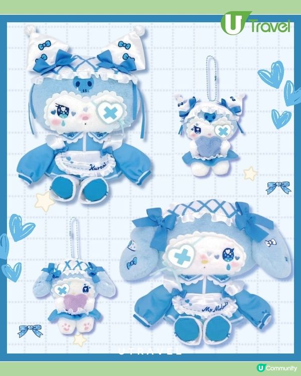 Kuromi & My Melody藍色地雷系造型登場｜華麗洋裝小惡魔 ! 甜虐可愛值爆表