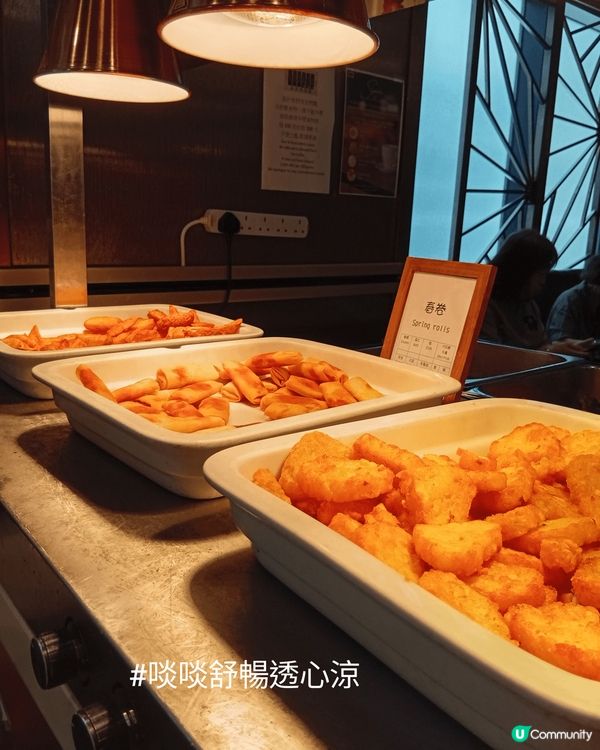 香港銅鑼灣珀麗酒店半自助午餐，包主菜同自助沙律吧，自助吧唔止...