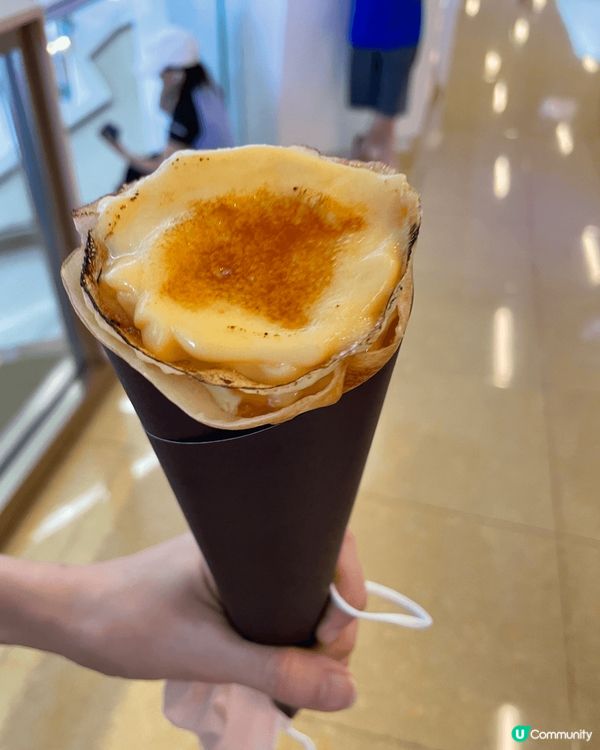 以上日本人氣甜品- 叫炙燒焦糖吉士鮮忌廉可麗餅，來自最近入註...