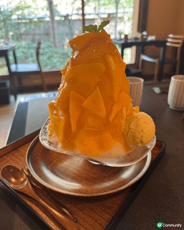 呢款美食是我早前係京都旅行時食到美味好芒果刨冰呀！