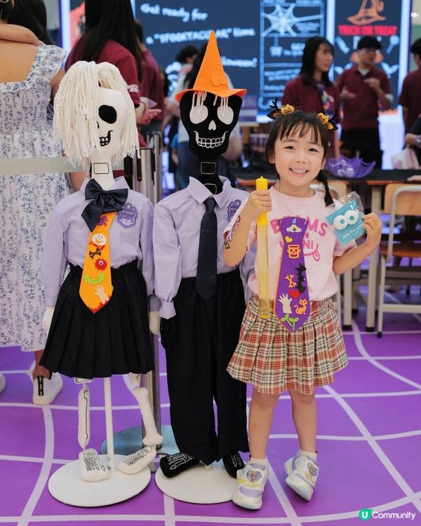 Halloween 親子活動必去！海港城「嘩鬼學院」盛大開學👻萬聖節教室場景｜cosplay打卡專屬學生照｜邊玩邊贏獎品！