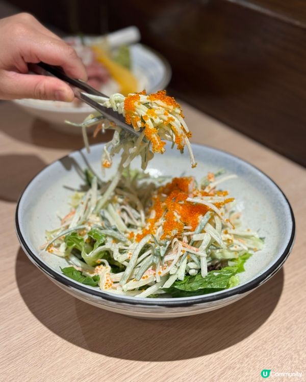 美味蟹籽沙律+三文魚子玉子燒😋北角居酒屋探險記🍜🍣