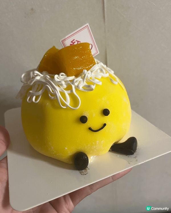 紅心麵包西餅捏捏魔糍蛋糕，今次嘅芒果口味真係夠晒驚喜！呢款蛋...