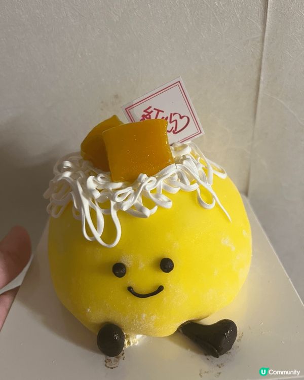 紅心麵包西餅捏捏魔糍蛋糕，今次嘅芒果口味真係夠晒驚喜！呢款蛋...