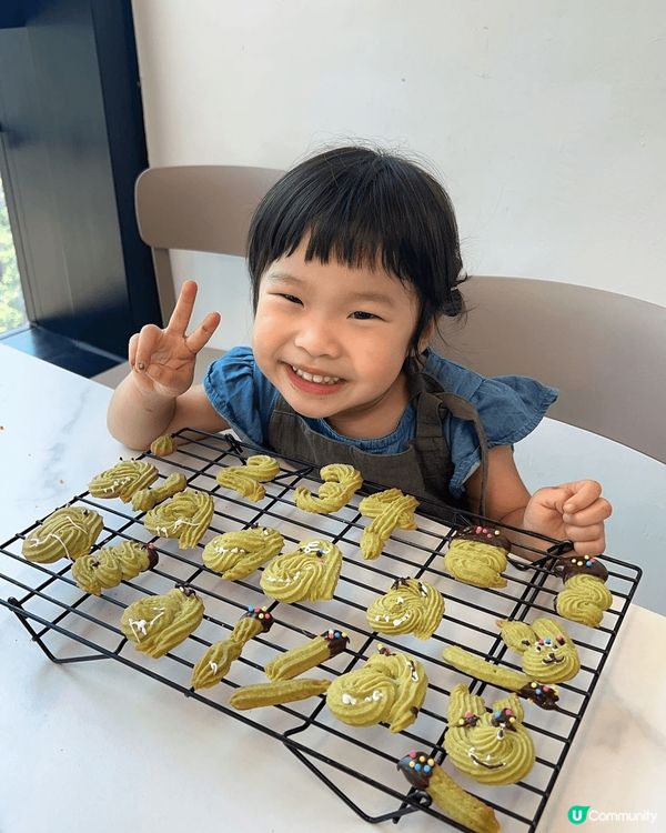 小朋友可以參與曲奇製作，製作獨一無二既作品，特別有滿足感，曲...